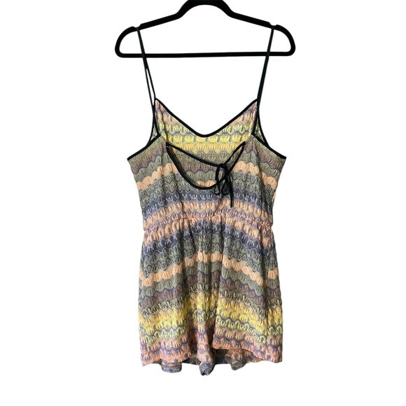 Topshop crochet open knit sleeveless romper - Picture 2 of 10